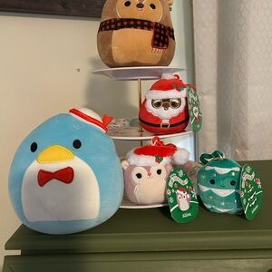 Blue Penguin Holiday Plush